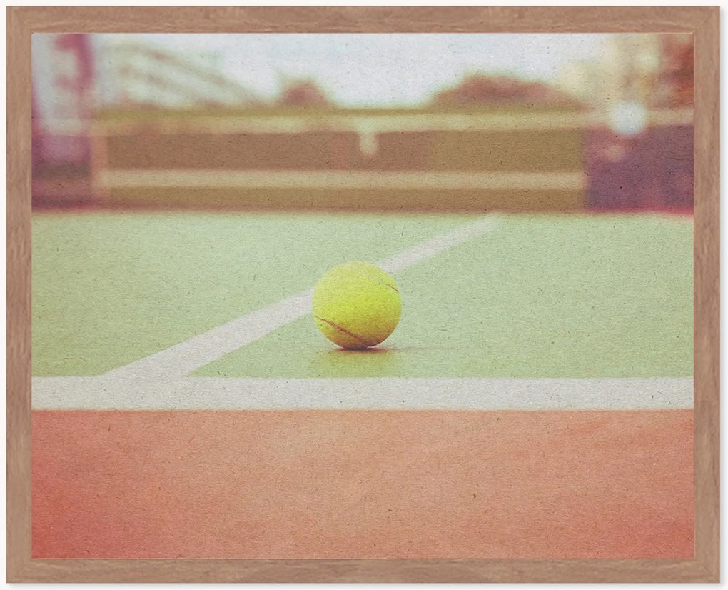 Fotografia emoldurada Ball on Court, vários tamanhos