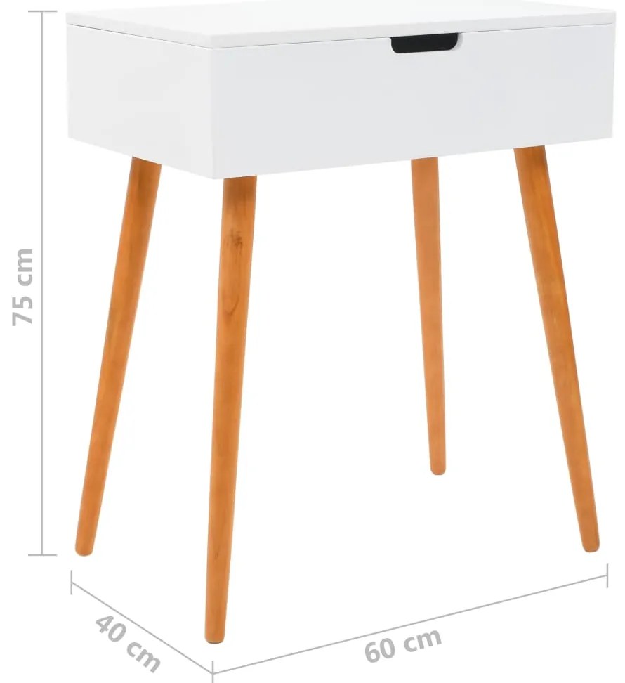 Toucador com espelho MDF 60x40x75 cm