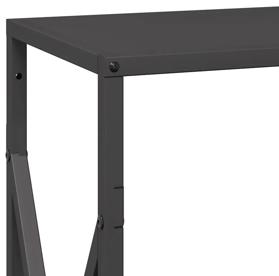 Suporte para lenha 34x25x70 cm aço laminado a frio preto
