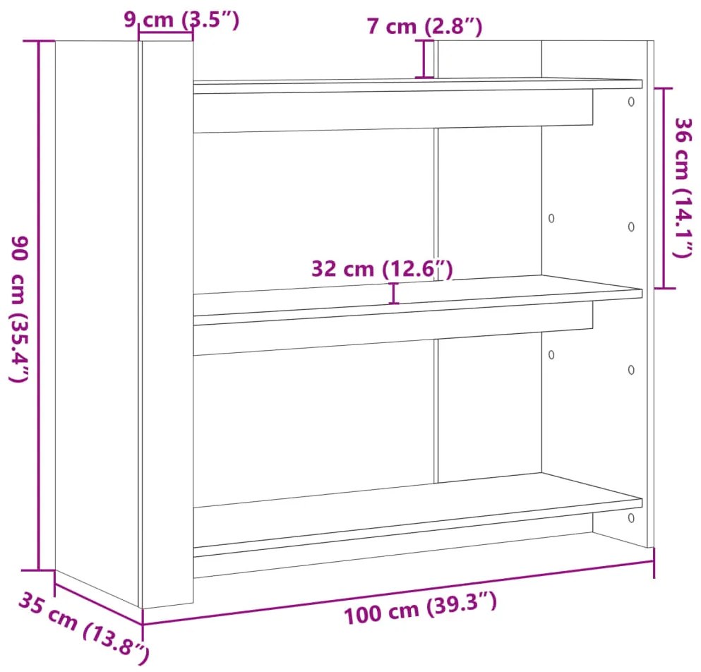 Mesa consola 100x35x90 cm derivados de madeira branco