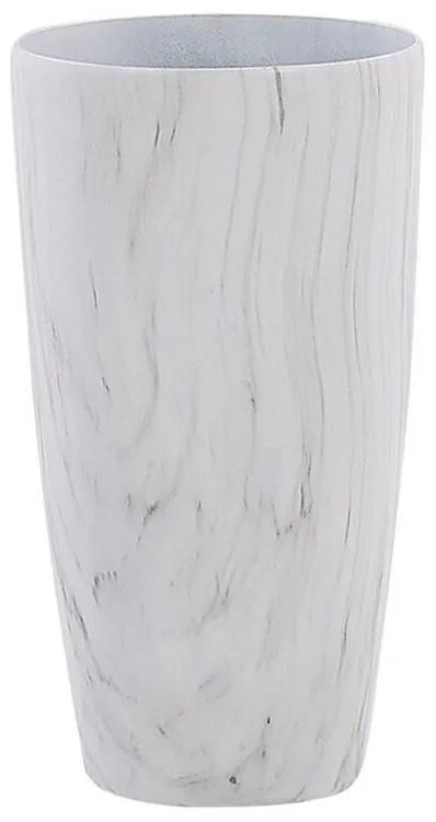 Vaso para plantas com efeito de mármore ⌀ 32 cm LIMENARI Beliani