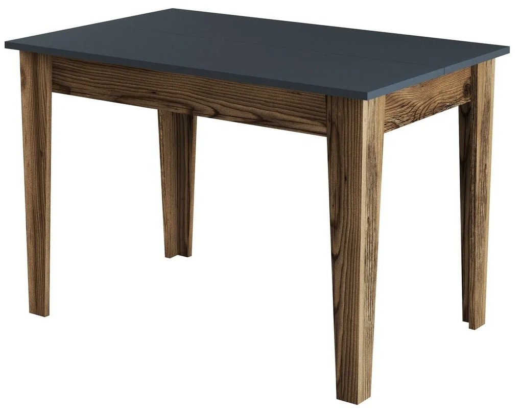 Mesa de Cozinha Kiev – Nogueira e Antracite – 110x75x72 cm