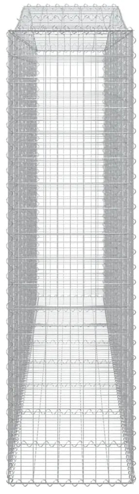 Cesto gabião arqueado 400x50x180/200 cm ferro galvanizado