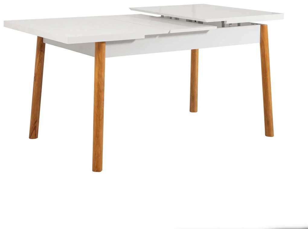 Conjunto de Mesa de Jantar Extensível e Cadeiras Santiago – Pinho Atlâ