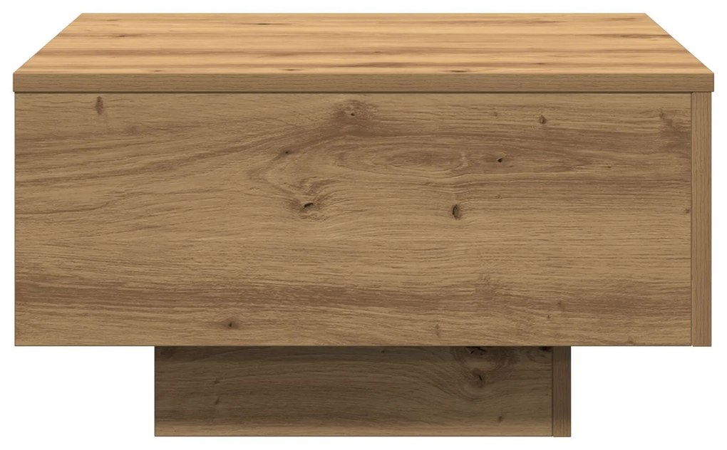 Mesa de Centro vidaXL Artisian Carvalho 55x55x31 cm em Madeira de Enge