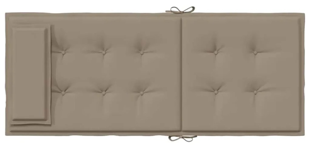 Almofadões cadeira encosto alto 6pcs oxford cinza-acastanhado