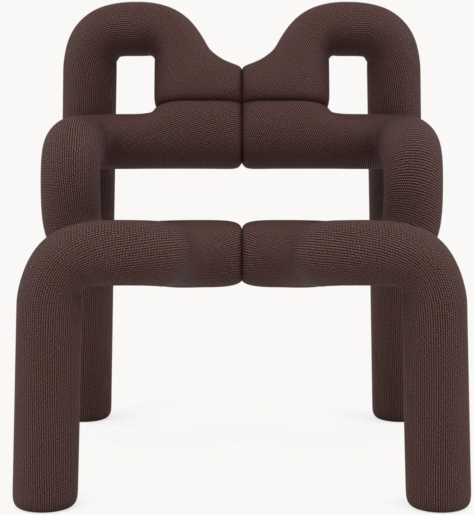 Poltrona em lã tricotada Ekstrem