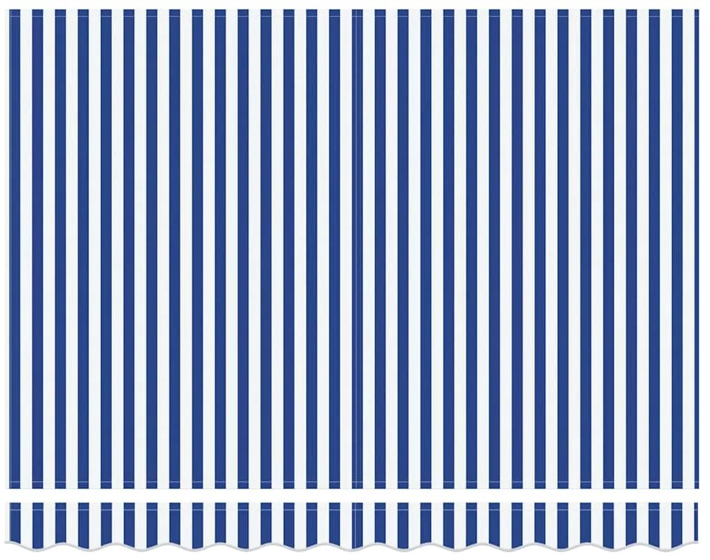 Tecido Substituto para Toldo de 3,5m x 2m Azul e Branco