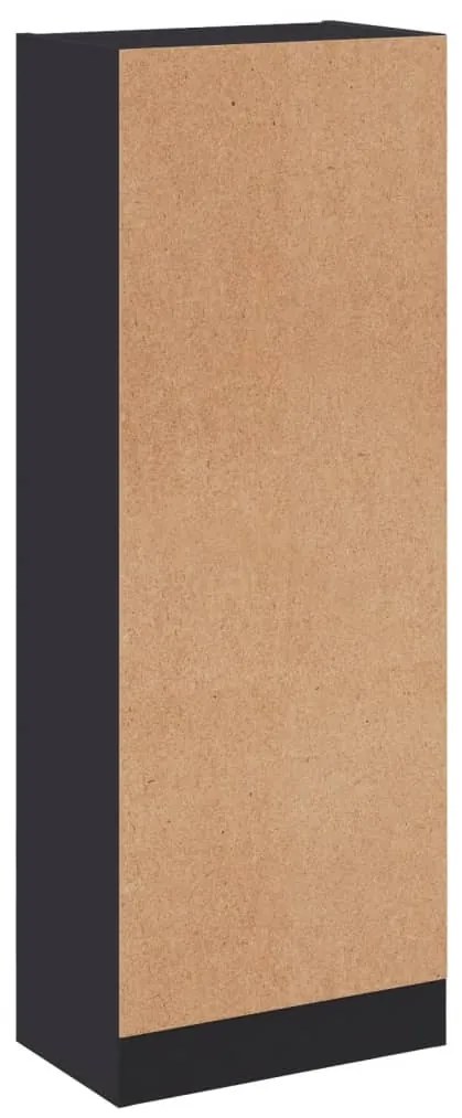 Estante c/3 prateleiras 40x24x109cm madeira processada cinzento