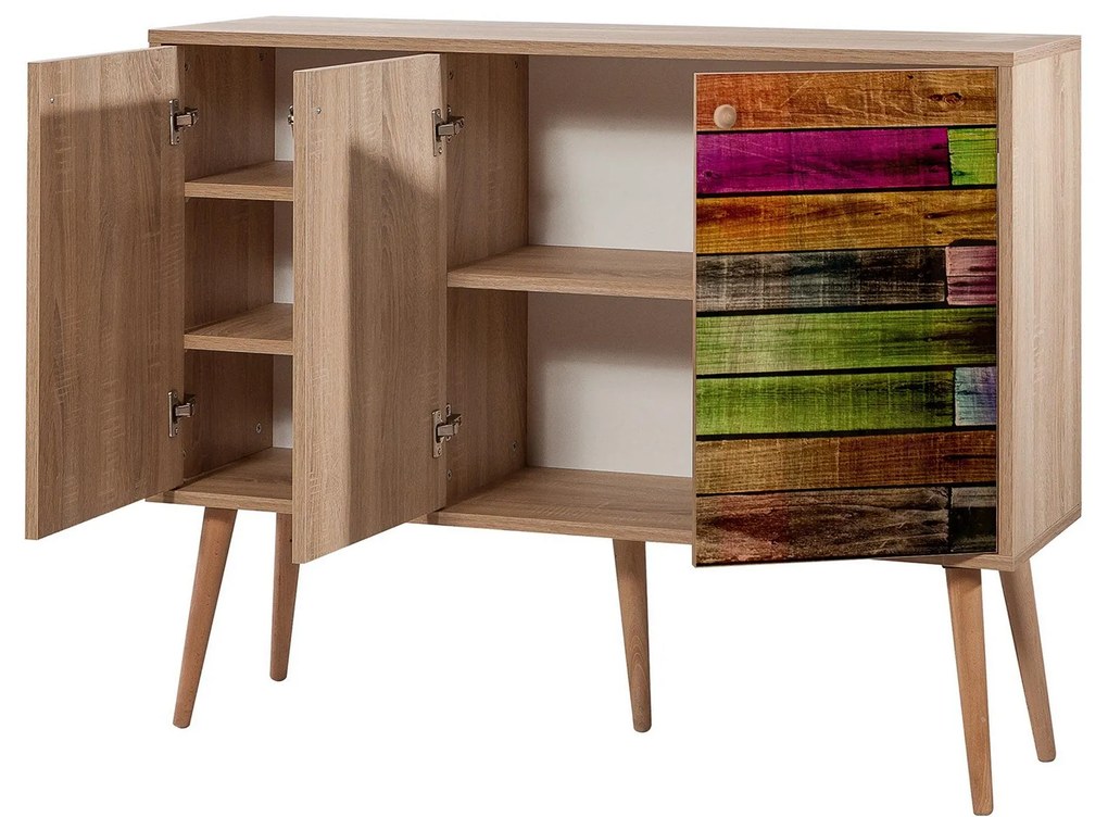 Console Mega – Carvalho Sonoma – 120x90x36 cm