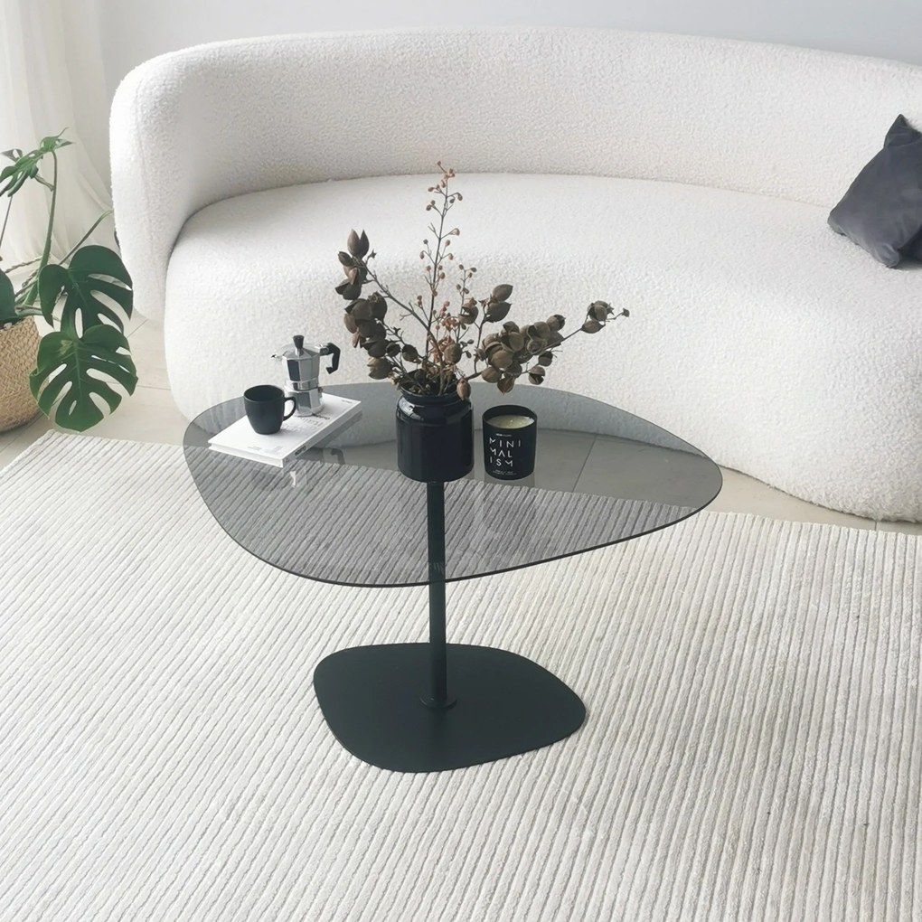 Mesa de Café Soho - Cinza Escuro - 85cm X 40cm X 67cm
