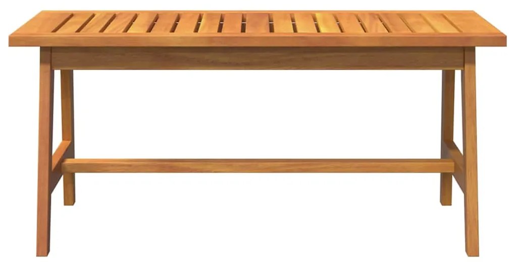 Mesa de Café vidaXL 90x45x40 cm Madeira Sólida de Acácia