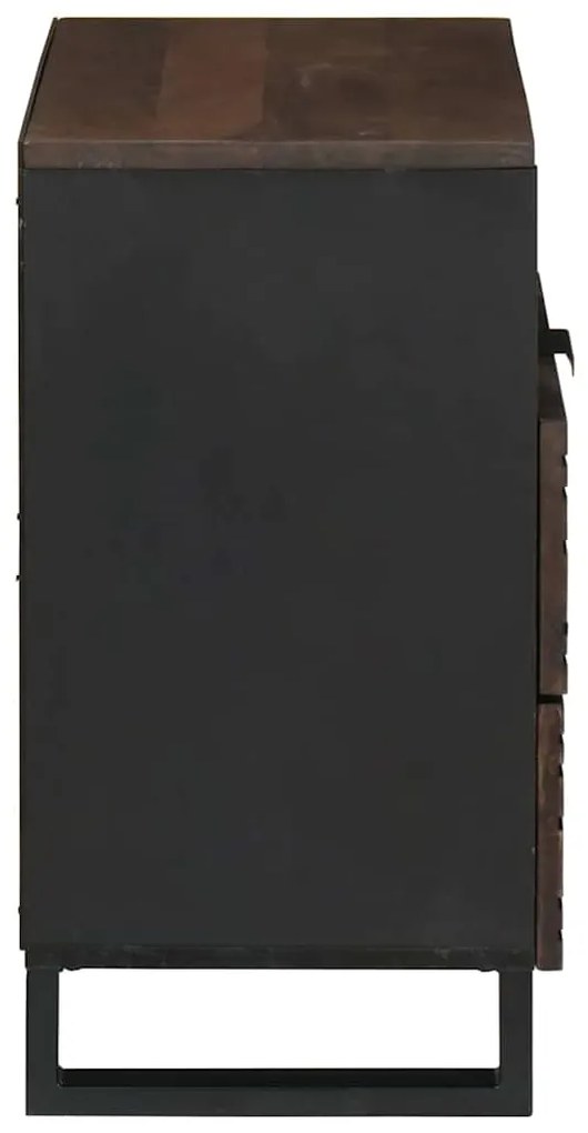 Armário de Cabeceira da - 50 x 33 x 60 cm - Feito de Madeira Sólida e