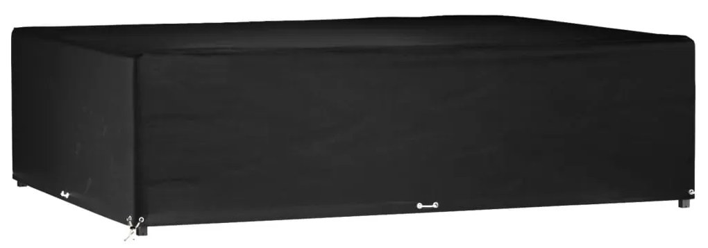 vidaXL Capa p/ mobiliário de jardim 16 ilhós 300x200x75 cm retangular