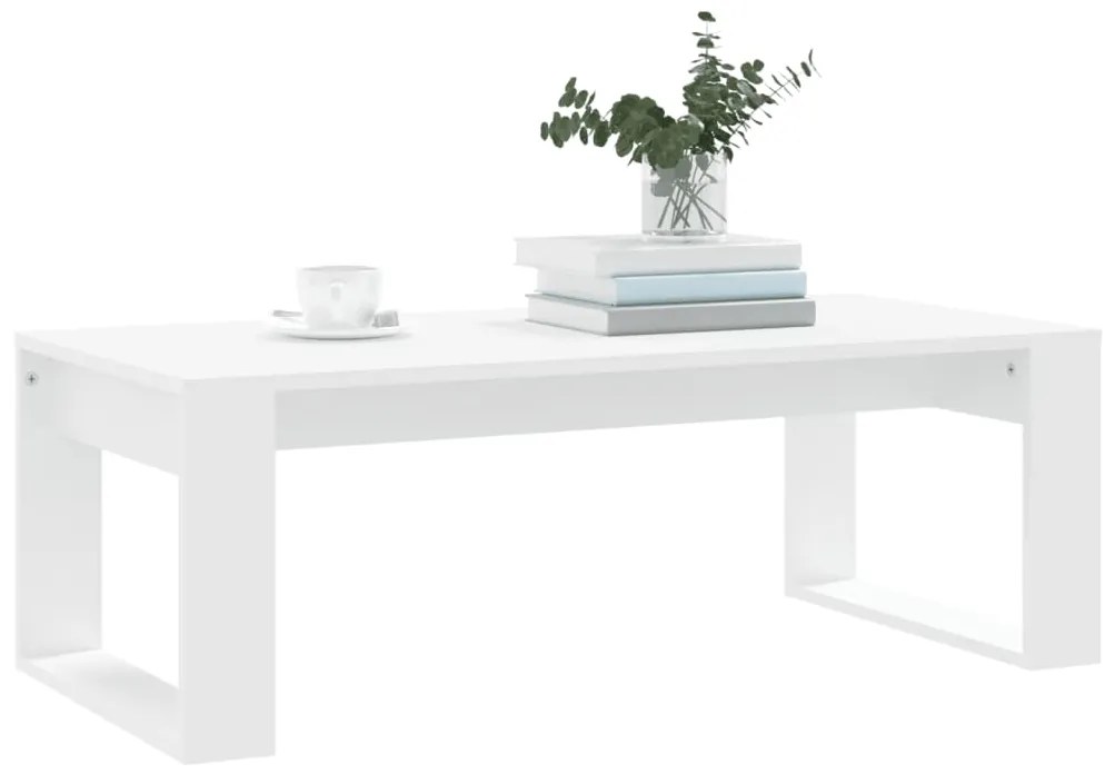 Mesa de centro 102x50x35 cm derivados de madeira branco