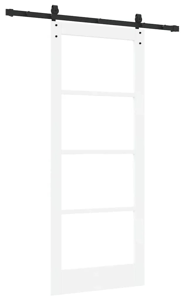 Porta Deslizante vidaXL com Conjunto de Ferragens 'ORKDAL'Branca 83x20