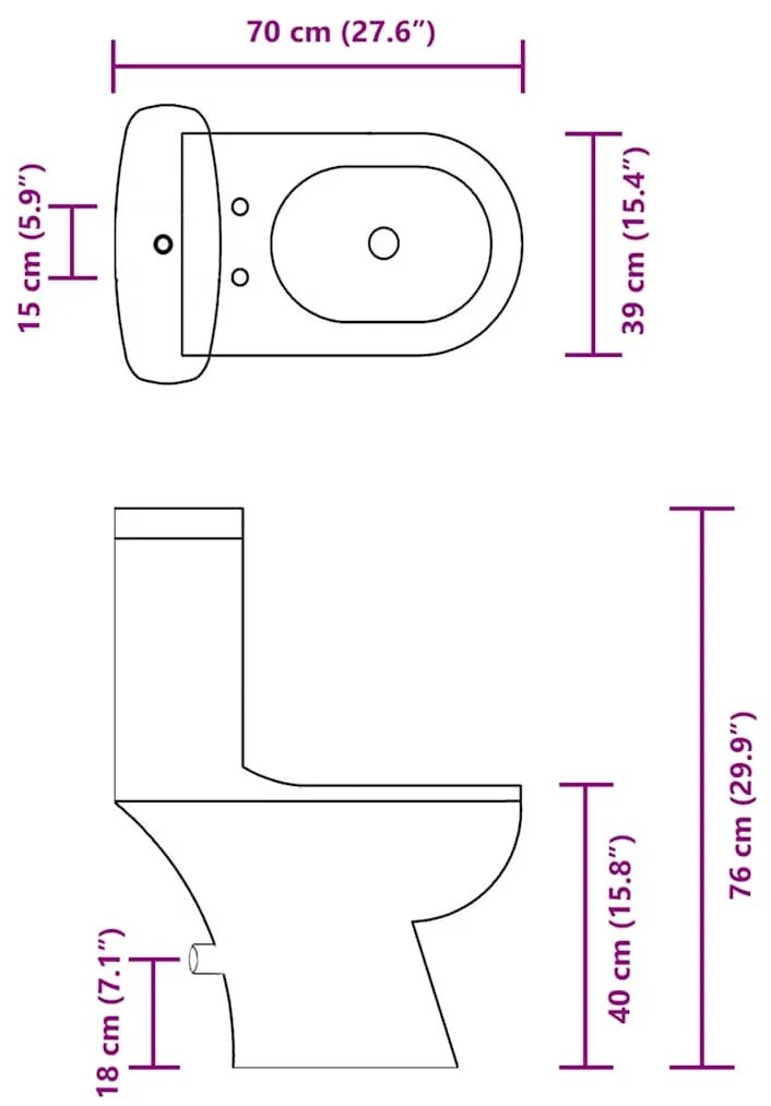 240549 Sanita com cisterna branco