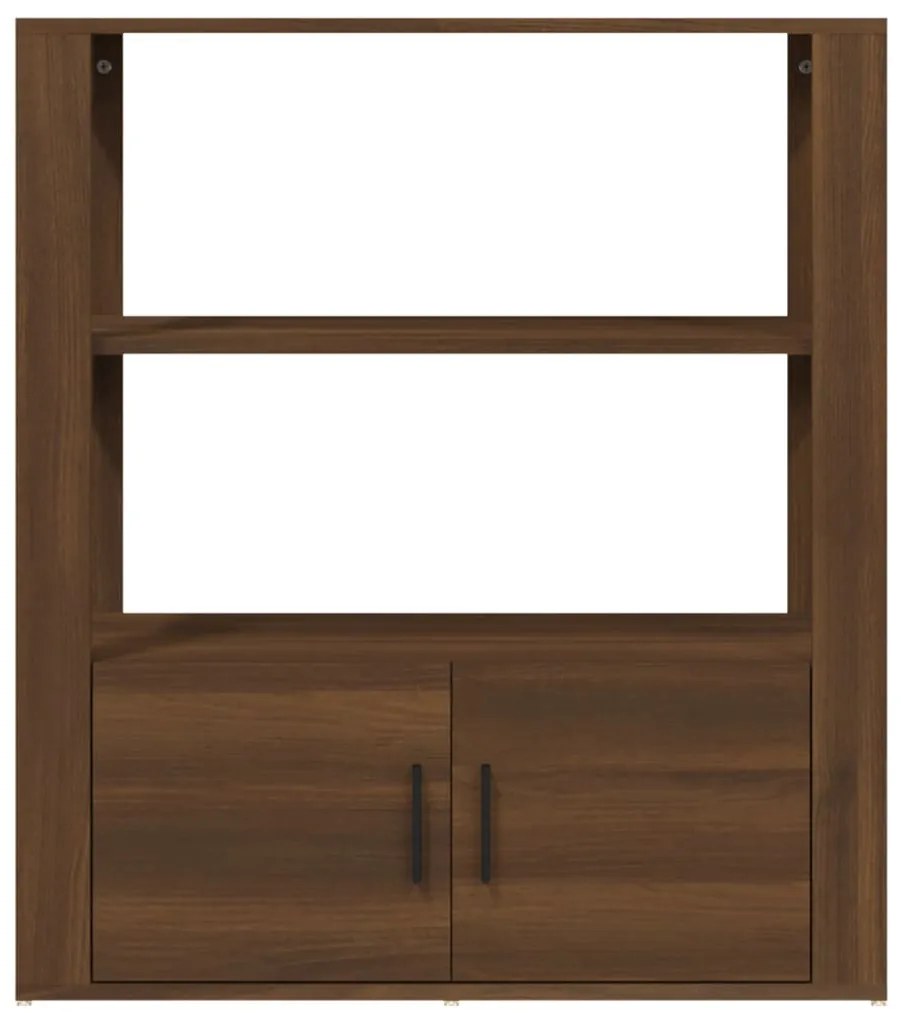 Aparador 80x30x90 cm derivados de madeira carvalho castanho