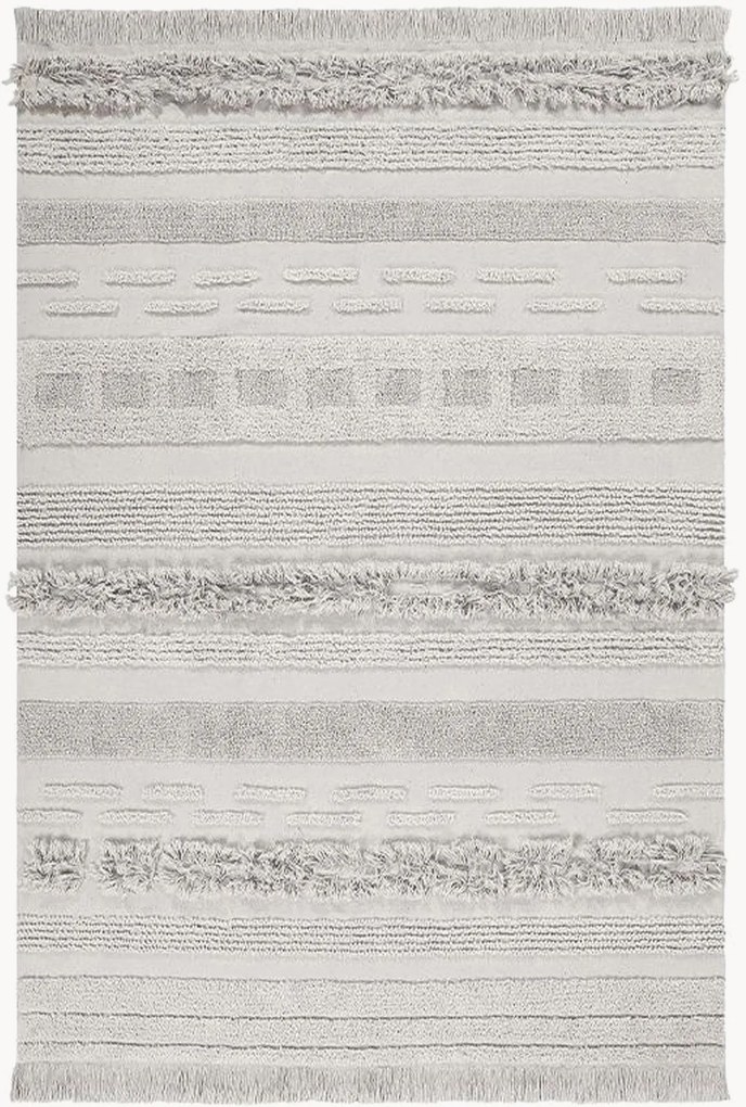 Tapete infantil lavável artesanal em algodão Air Dune