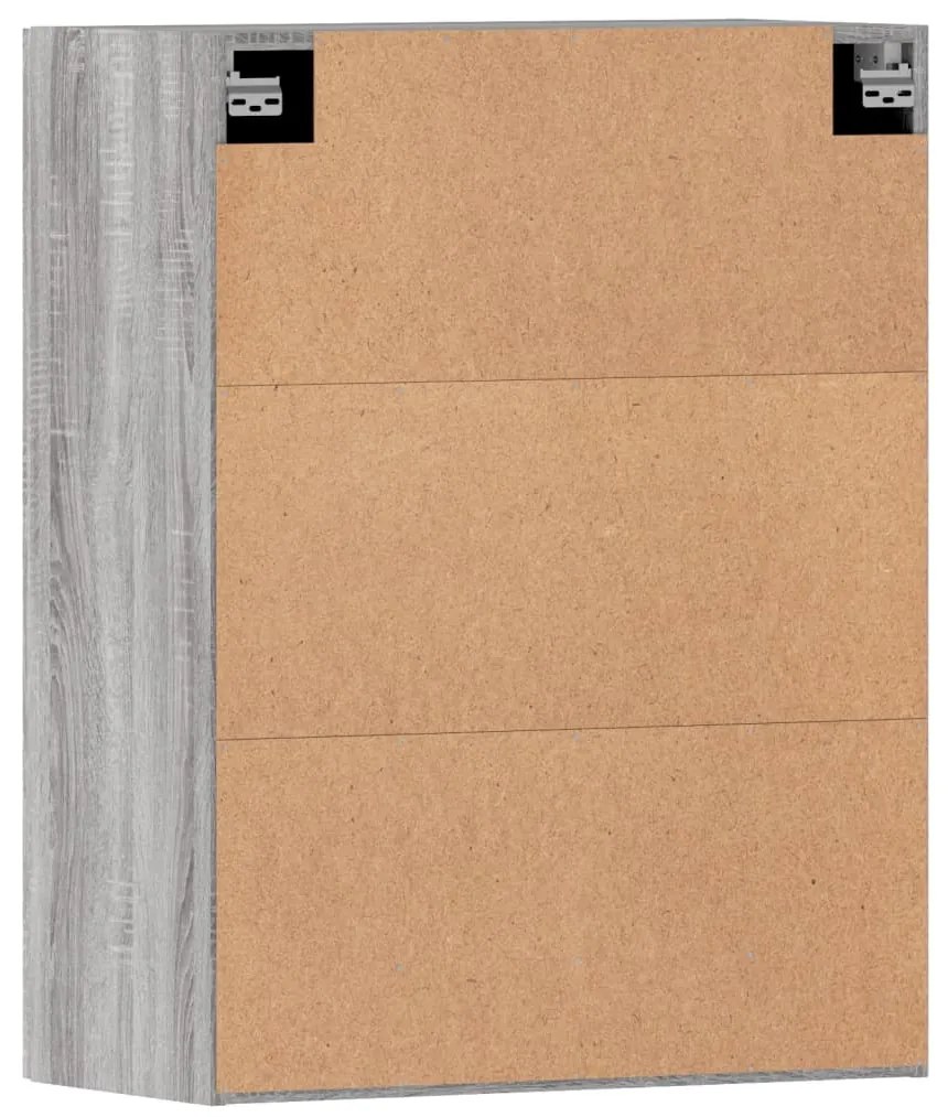 Móveis de parede 2 pcs derivados de madeira cinzento sonoma