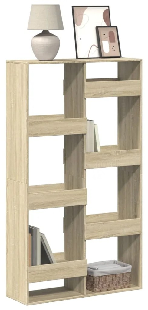 Estante 100x33x175 cm derivados de madeira carvalho sonoma
