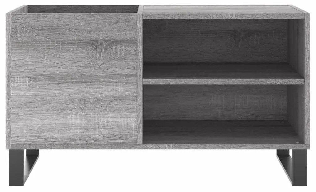 Armário p/ discos 85x38x48 cm derivados madeira cinzento sonoma