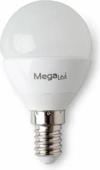 Lâmpada LED esférica MegaLed GIG14E-P45 4,5W E14 2700K 380 lm Luz quente