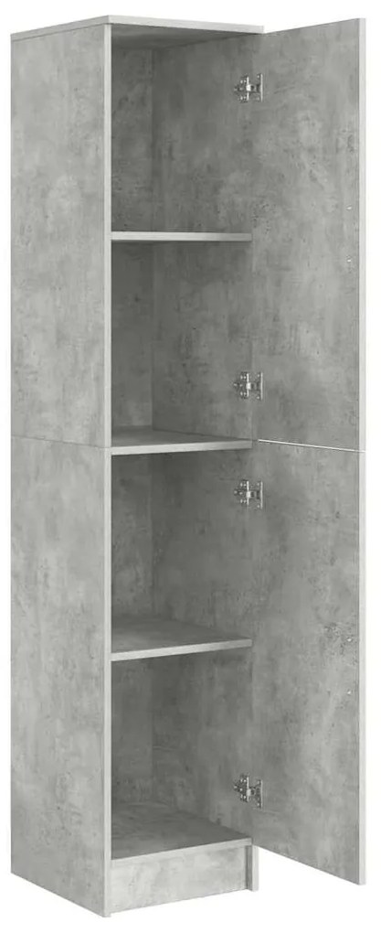 buffet Cinza concreto MDF com laminado de efeito concreto Padrão