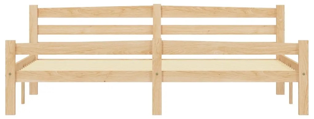 Estrutura de cama em pinho maciço 180x200 cm