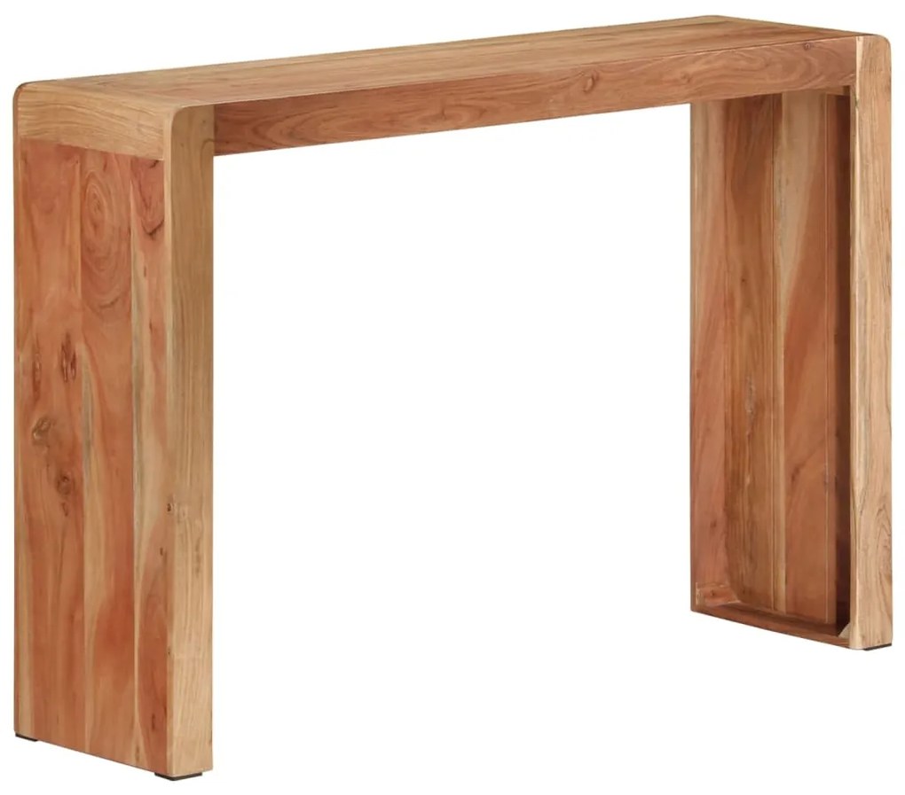 Mesa consola 110x30x76 cm madeira de acácia maciça