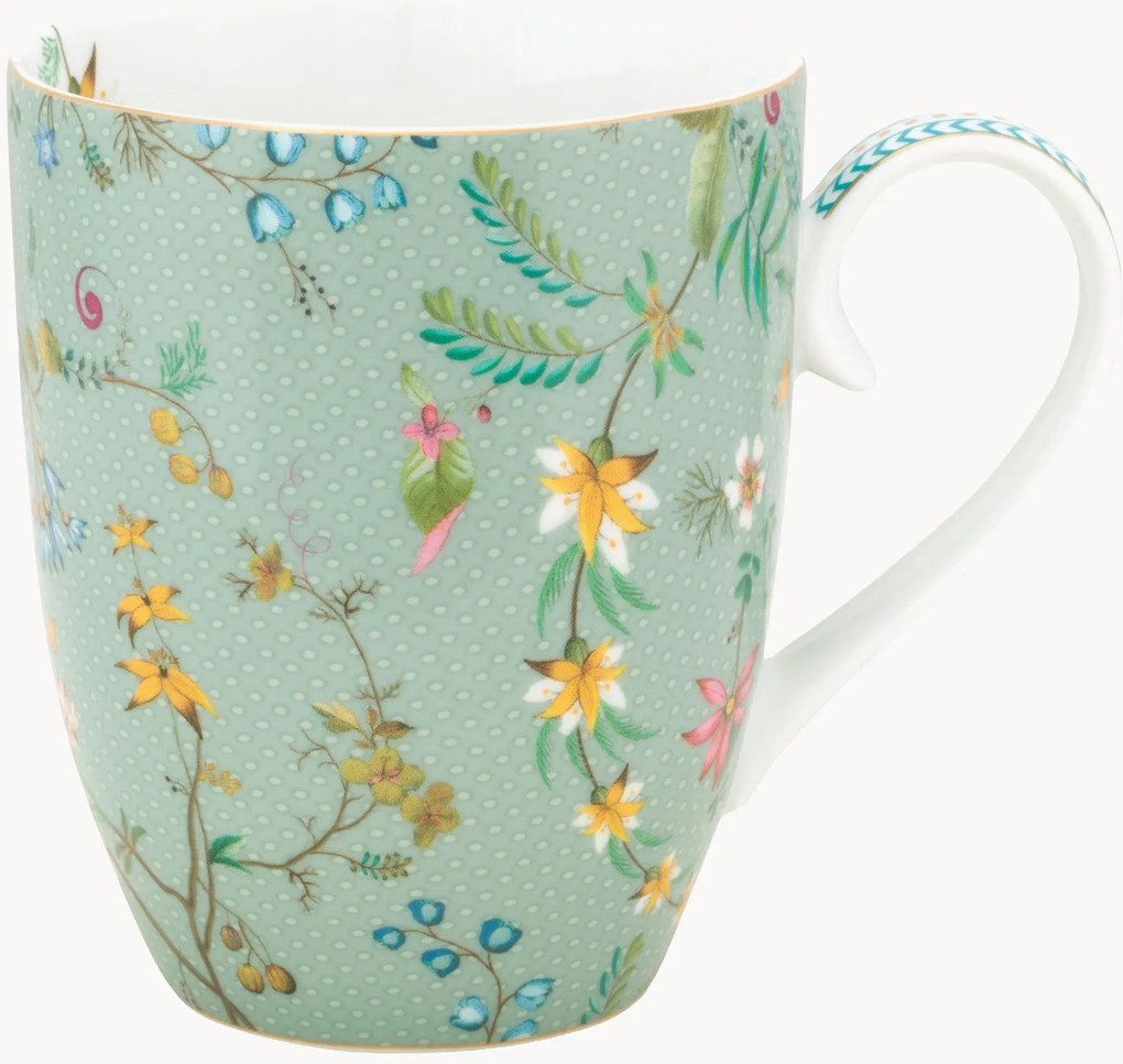 Caneca de porcelana Jolie Flowers