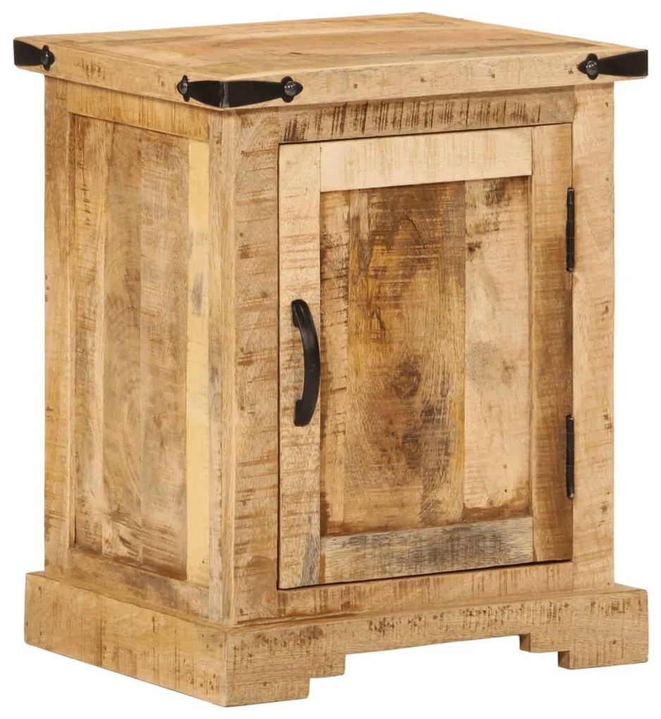 Mesa de cabeceira 40x35x50 cm madeira de mangueira maciça