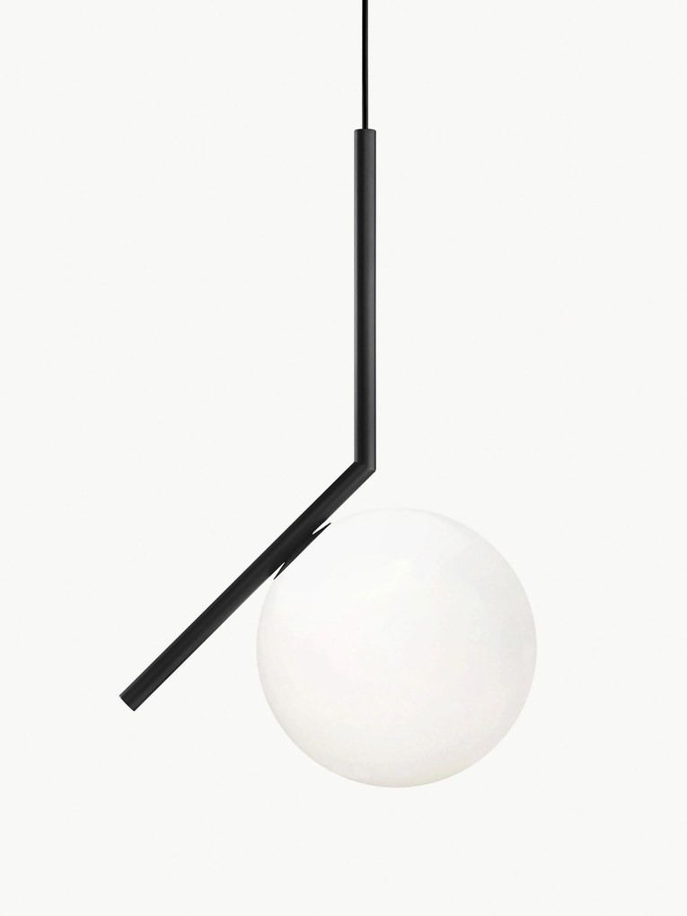 Candeeiro suspenso pequeno artesanal IC Lights, Alt 47 cm