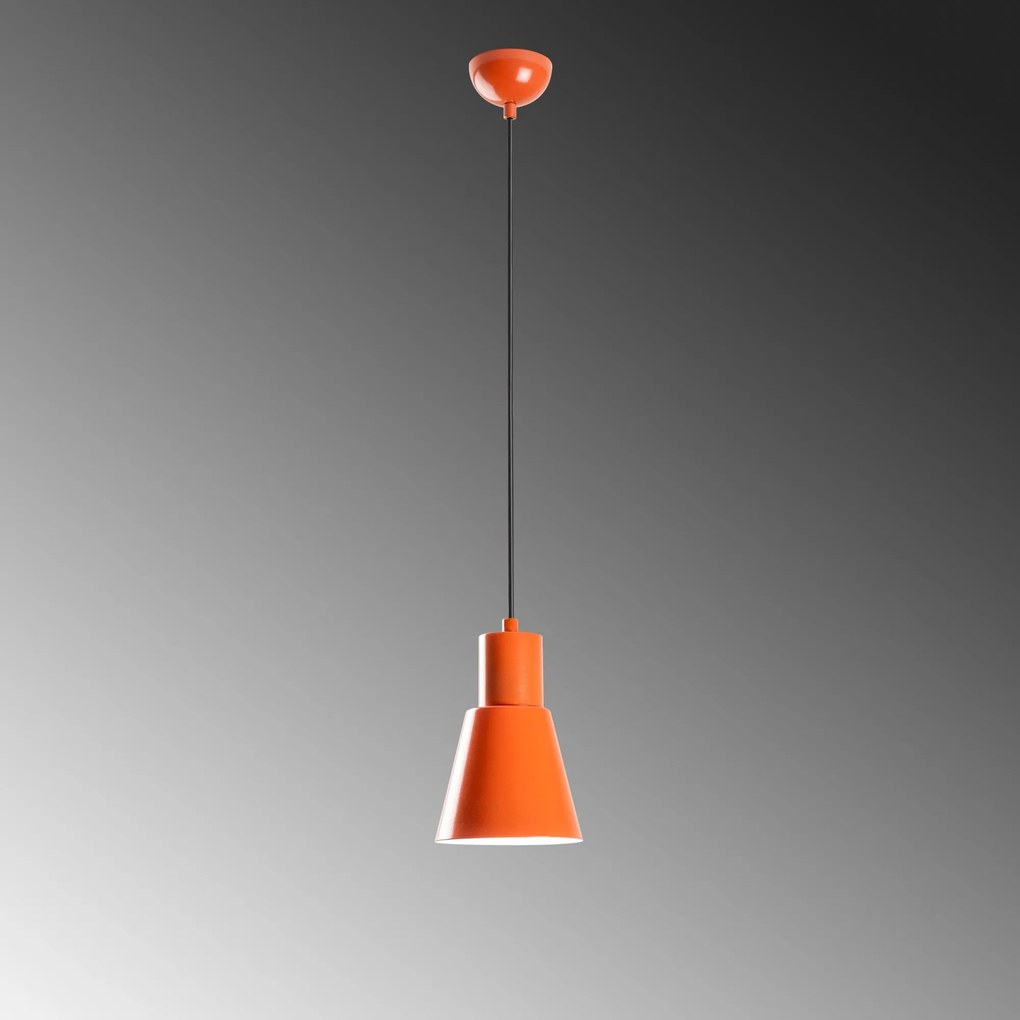 Candeeiro Chandelier Konikkem – Laranja – Ø14 h:20 cm
