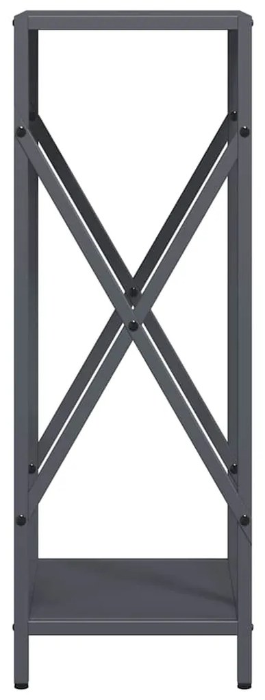 Suporte para lenha 34x25x70 cm aço laminado a frio antracite