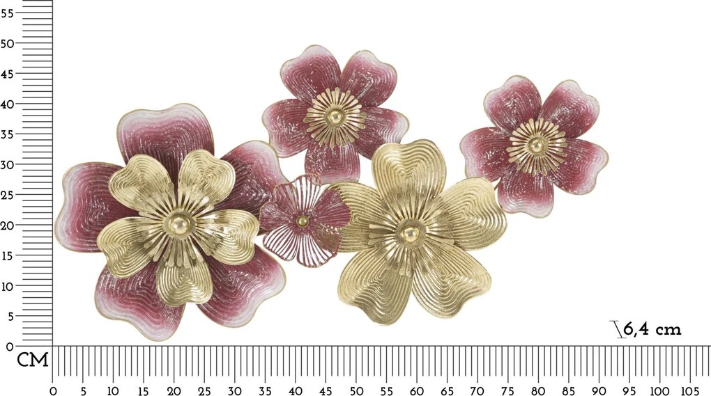 PAINEL DE PAREDE DE FERRO LOBI 91,4X6,4X50,8 CM MULTICOLORIDO