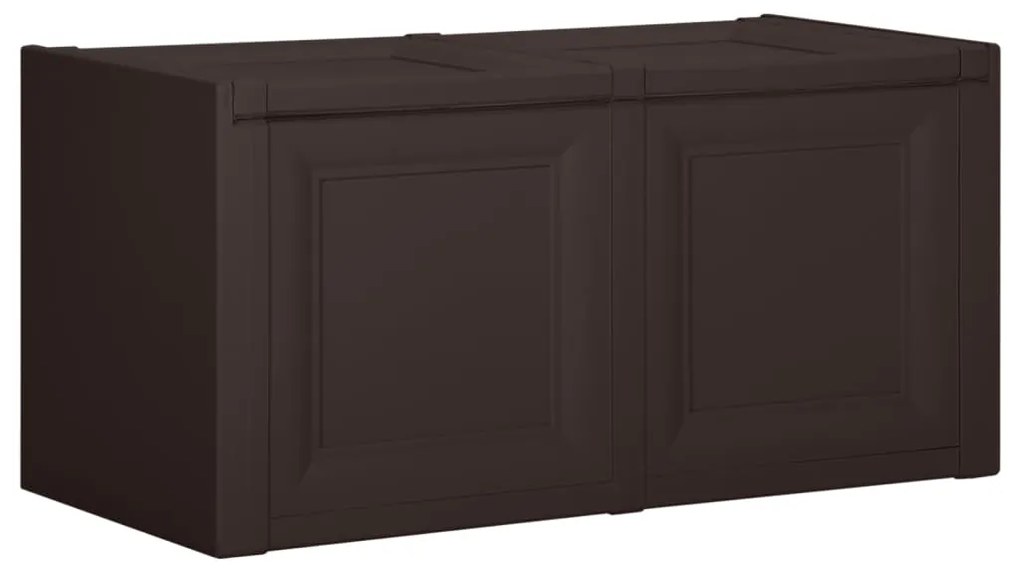 Caixa para almofadões 86x40x42 cm 85 L castanho