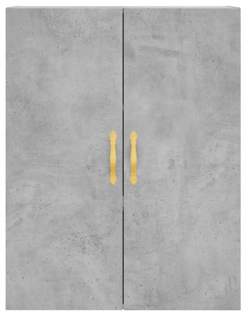Armário alto 69,5x34x180 cm derivados de madeira cinza cimento