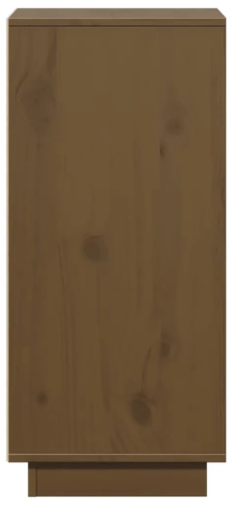Aparadores 2 pcs 31,5x34x75 cm pinho maciço castanho mel