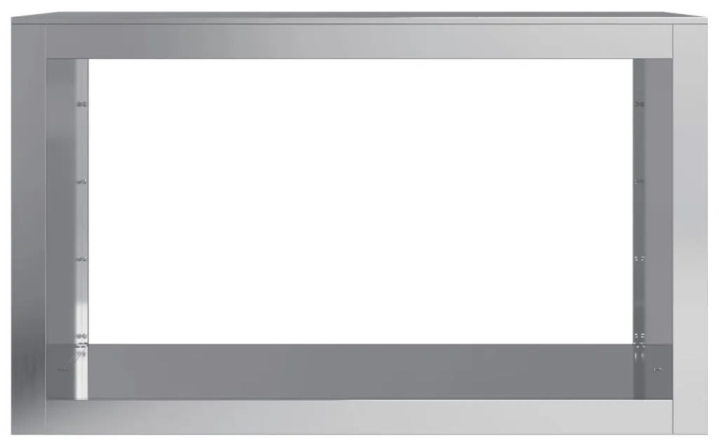Suporte para lenha 100x40x60 cm aço galvanizado