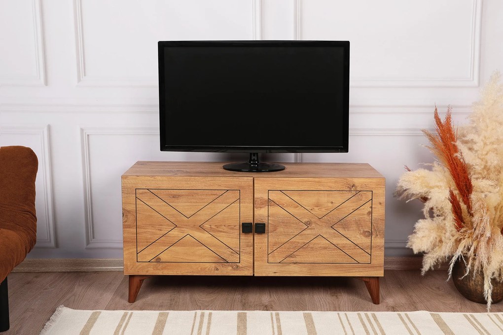 Móvel TV Roza – Pine – 100 cm x 53,5 cm x 35 cm