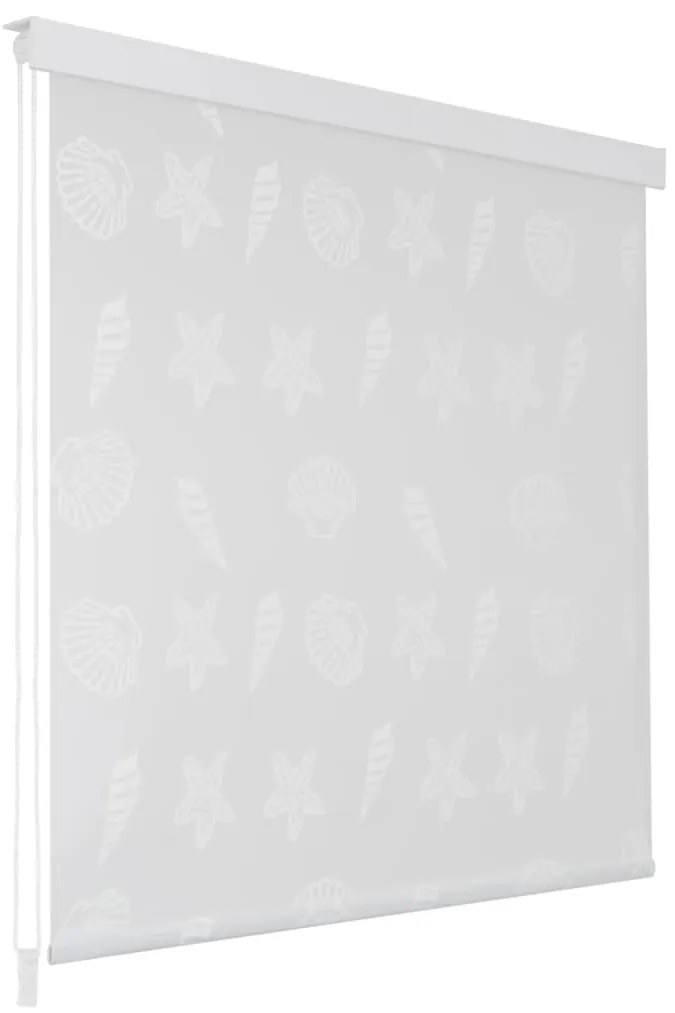Estore de rolo para o duche 160x240 cm estrelas-do-mar