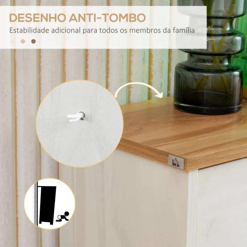 Sapateira Maurice com 3 Gavetas - Design Nórdico