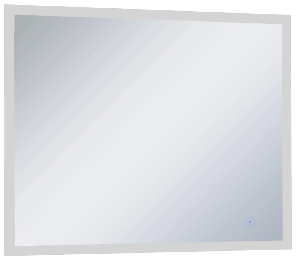 Espelho de parede LED c/ sensor tátil casa de banho 80x60 cm