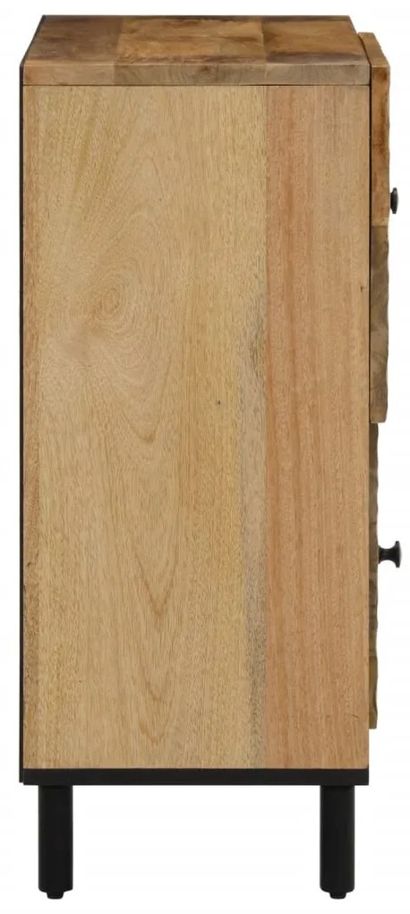 Móvel de apoio 80x33x75 cm madeira de mangueira maciça