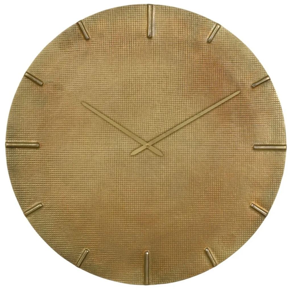 Relógio de Parede 74 X 74 cm Taupe Alumínio
