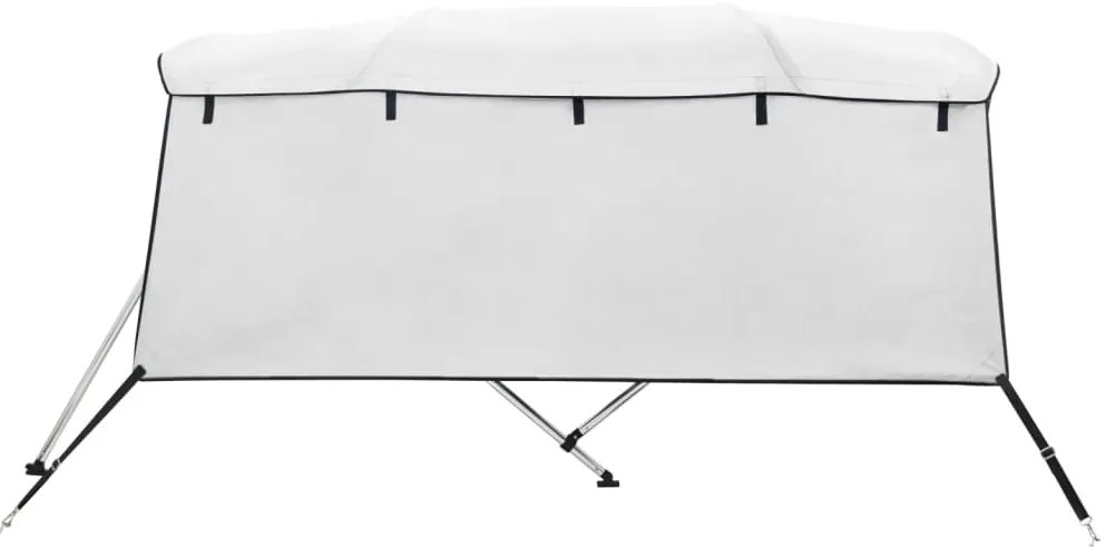 Toldo de 4 arcos Bimini c/ paredes laterais 243x(230-244)x137cm