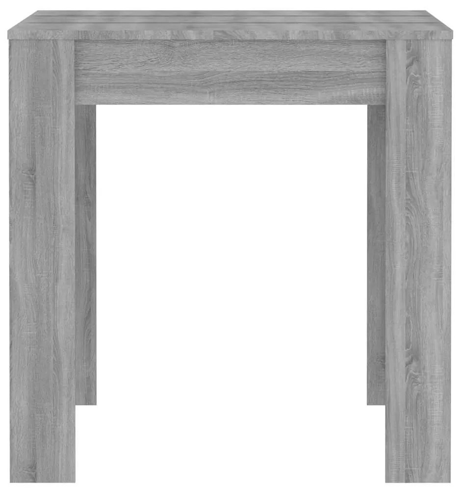 Mesa de jantar 140x74,5x76 cm derivados madeira cinzento sonoma
