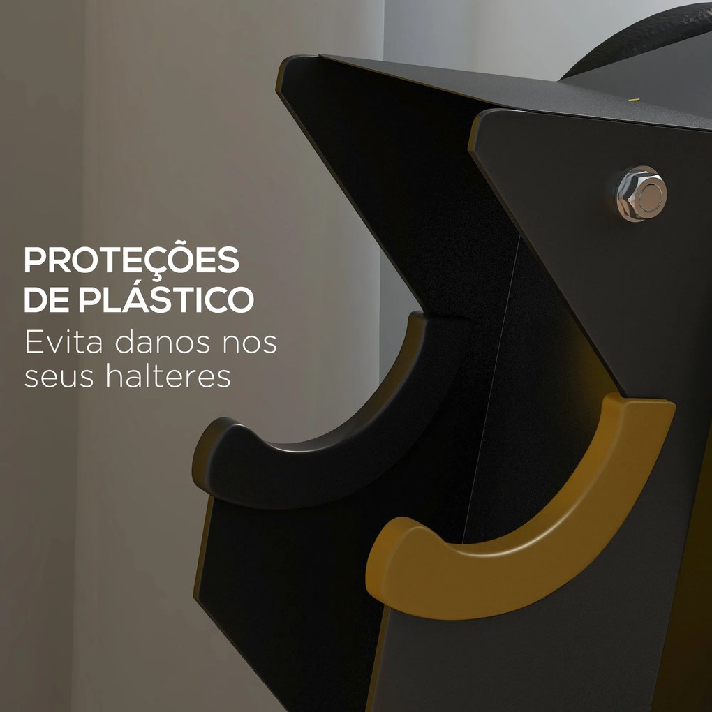 SPORTNOW Suporte para Halteres de 5 Níveis Suporte de Armazenamento pa