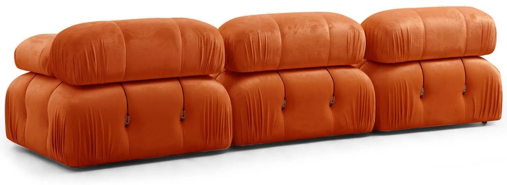 Sofá de 3 Lugares Bubble – Laranja – 288 cm x 95 cm x 75 cm